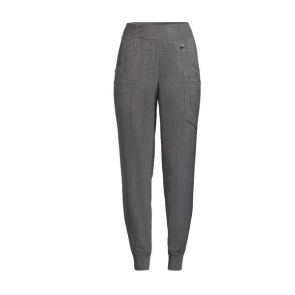ClimateRight by Cuddl Duds Women's Plus Scrub 7 Pocket Joggers- 2XL- Grey - Picture 1 of 5